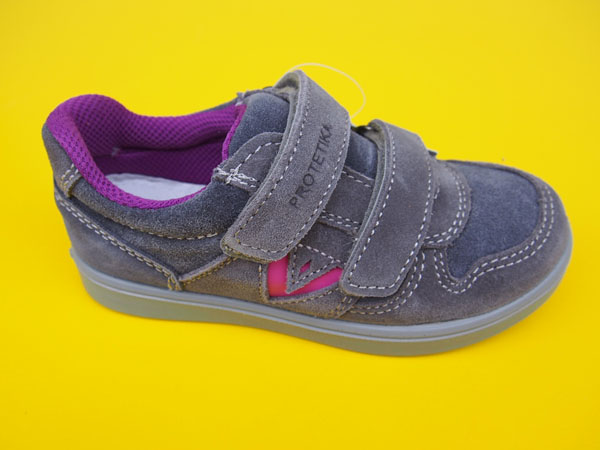 Detské kožené topánky Protetika - Arox grey S MEMBRÁNOU