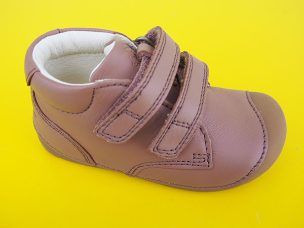 Detské kožené topánky Bundgaard BG101219 Petit Cognac BAREFOOT