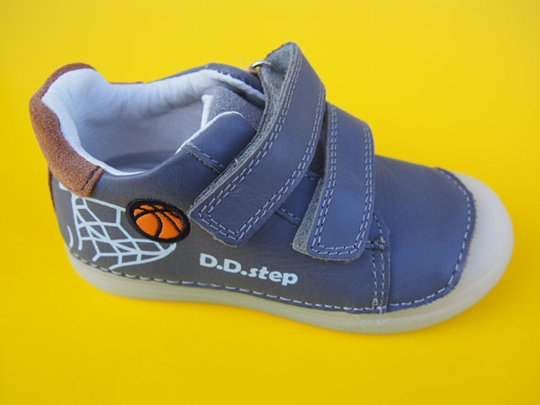 Detské kožené topánky D.D.Step S049 - 51676 BM dark grey