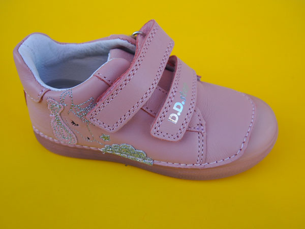 Detské kožené topánky D.D.Step S049 - 51250A baby pink